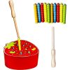 Juego de pesca con gusanos de pesca para niños, magnético - imagen 7