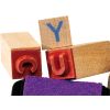 Juego de tampones con Letras