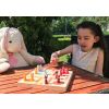 Ludo Animales del Bosque de Madera, FSC® 100% certificada, Juego de Mesa para Toda la Familia