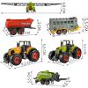Juego de 6 dispositivos agrícolas para niños tractores y remolques - imagen 9