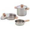 Juego de cocina, 2 ollas y 1 sartén - imagen 2