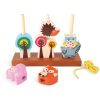 Juego para ensartar Animales del Bosque