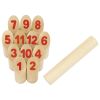 Juego de vikingos Kubb de cifras, bolsa de algodón - imagen 7