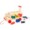 Juego de madera Coche del Zoo con Animales