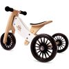 Bicicleta Kinderfeets Tiny Tot Plus en color blanco, ideal para niños de 18 meses a 4 años