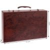 Kit de Pintura en caja de madera con Cajón , 142 piezas