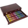 Kit de Pintura en caja de madera con Cajón , 142 piezas