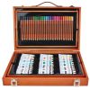 Kit de pintura en maletín de madera 174 piezas