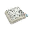 Manta MINKY GRIS FOLK 75 x 100 Ligera - imagen 2