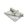 Manta MINKY GRIS FOLK 75 x 100 Ligera - imagen 3