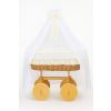 Estructura de Madera con Ruedas y Frenos