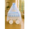 Estructura de Madera Blanca con Ruedas y Frenos