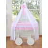Moisés Deluxe Bellamy de Mimbre Blanco con Dosel