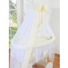 Interior Acolchado con Ropa de Cama Crema