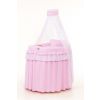 Dosel rosa decorativo – detalle del tejido