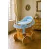 Moisés de Mimbre Carina Natural con Ropa de Cuna Azul – MY SWEET BABY - imagen 6