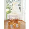 Capazo de Mimbre Natural con Dosel y Cortina Amelie + Ropa de Cama Color Crema – MY SWEET BABY - imagen 3