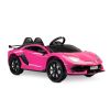 Vehículo eléctrico para niños Lamborghini Aventador en color Rosa - imagen 4