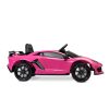 Vehículo eléctrico para niños Lamborghini Aventador en color Rosa - imagen 5