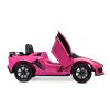 Vehículo eléctrico para niños Lamborghini Aventador en color Rosa - imagen 6