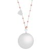 Llamador de ángeles Fine Plata/Rosa Proudmama - imagen 7