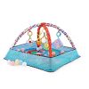 Gimnasio para Bebés con piscina de bolas Blue Animals
