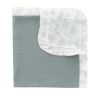 MANTA REVERSIBLE 65x65x1 CM SERENI VERDE