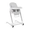 Trona Maple en color gris con 11 ajustes de altura, ideal para bebés y niños en crecimiento.