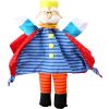 Marioneta Rey , madera y tela - imagen 4