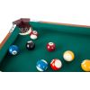 bolas en mesa de billar