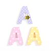 Letras de Madera Infantiles para Nombre de Niña A