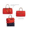 Bolso de Maternidad Mommy Bag Acolchado Rojo - imagen 22