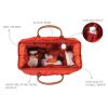 Bolso de Maternidad Mommy Bag Acolchado Rojo - imagen 25