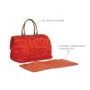 Bolso de Maternidad Mommy Bag Acolchado Rojo - imagen 28