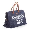 Bolso de maternidad Mommy Bag Azul Marino Letras Blancas , Childhome