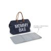 Bolso de maternidad Mommy Bag Azul Marino Letras Blancas , Childhome