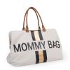 Bolso de maternidad Mommy Bag Lineas Doradas y Negras , Childhome - imagen 4