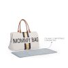 Bolso de maternidad Mommy Bag Lineas Doradas y Negras , Childhome - imagen 13