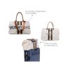 Bolso de maternidad Mommy Bag Lineas Doradas y Negras , Childhome - imagen 19