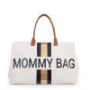 Bolso de maternidad Mommy Bag Lineas Doradas y Negras , Childhome