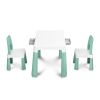 Mesa Infantil de plástico y 2 sillas Monti , Toyz color menta