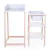 Mueble cambiador con Bañera en color Blanco y Natural, Childhome