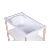 Mueble cambiador con Bañera en color Blanco y Natural, Childhome