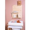 Mueble cambiador con Bañera en color Blanco y Natural, Childhome