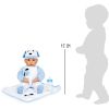 Muñeco Benno Legler - 43 cm altura. Incluye biberón y mantita - imagen 25