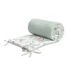 Protector de cuna Waffle - Estampado Ciervos Menta para cuna de 60 x 120 cm - imagen 2