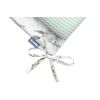 Protector de cuna Waffle - Estampado Ciervos Menta para cuna de 60 x 120 cm - imagen 4