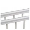 Cuna de Madera Lorenzo III 120x60 cm Blanca y Rosa – Con Teething Rail, Barrotes Extraíbles y 3 Alturas - imagen 10