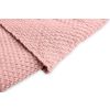 Manta envolvente con capucha 100% de bambú color rosa