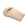 Arrullo Práctico y Confortable de 100% Algodón Beige con Capucha Ajustable para Bebés - Ideal para Viajes y Portabebés - imagen 2